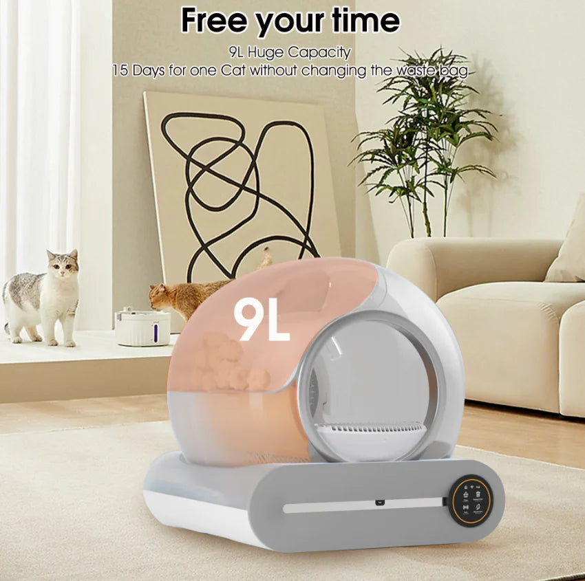 Smart Self-Cleaning Cat Litter Box