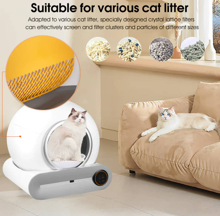 Smart Self-Cleaning Cat Litter Box