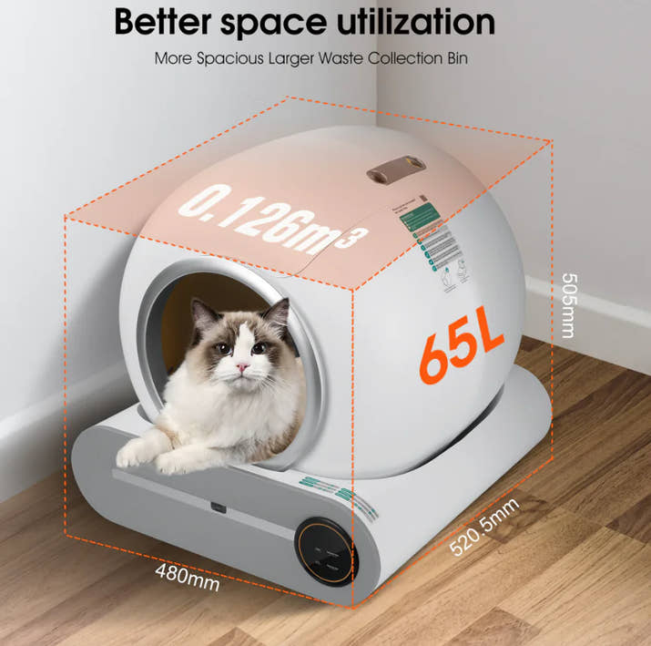 Smart Self-Cleaning Cat Litter Box
